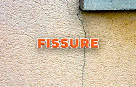 Cause et types de fissures