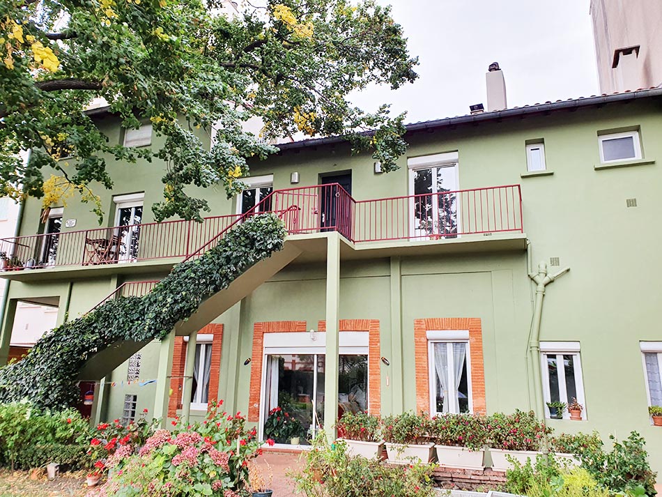 Façades rénovées pour cette maison de Toulouse