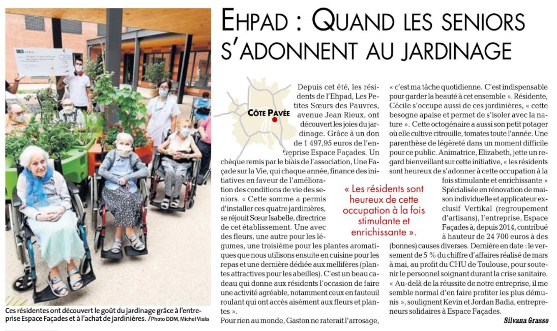 Ehpad : quand les séniors s'adonnent au jardinage