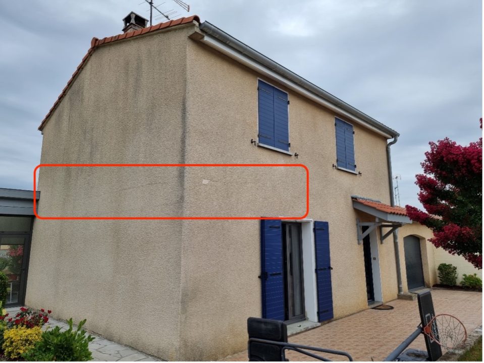 Ravalement de façade à Villeneuve-Tolosane