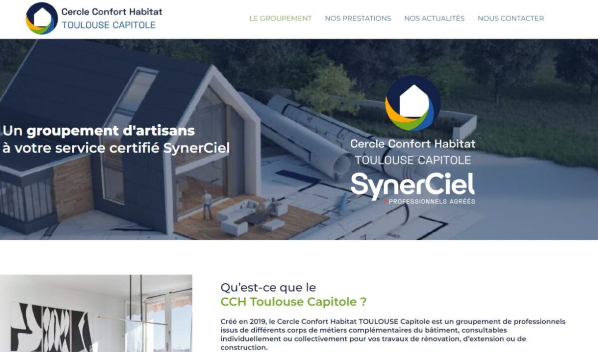 Le site du Cercle Confort Habitat Toulouse Capitole fait peau neuve