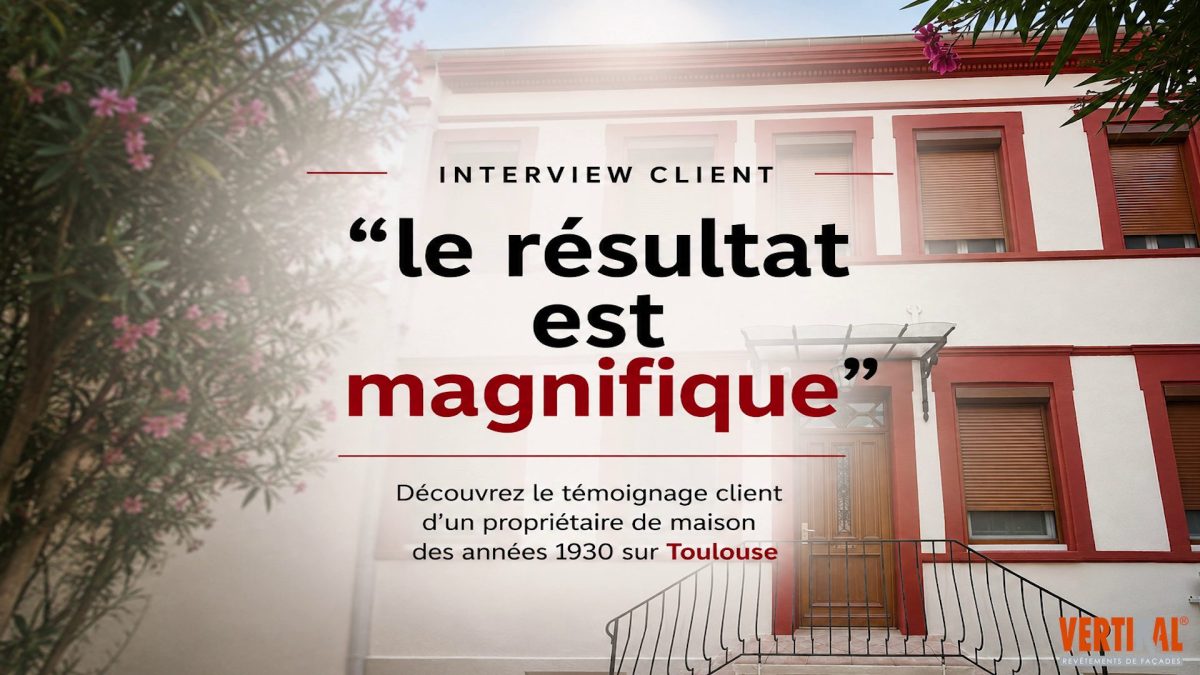 Témoignage client sur rénovation de façade d’une maison à Toulouse