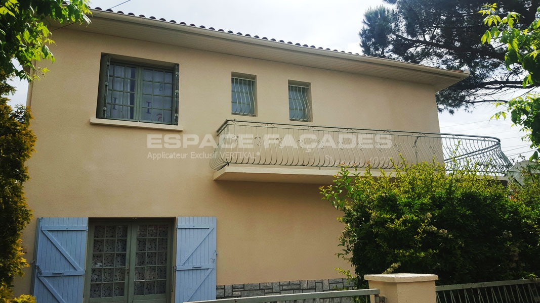 Ravalement de façades à L'Union après réalisée par espace Façades