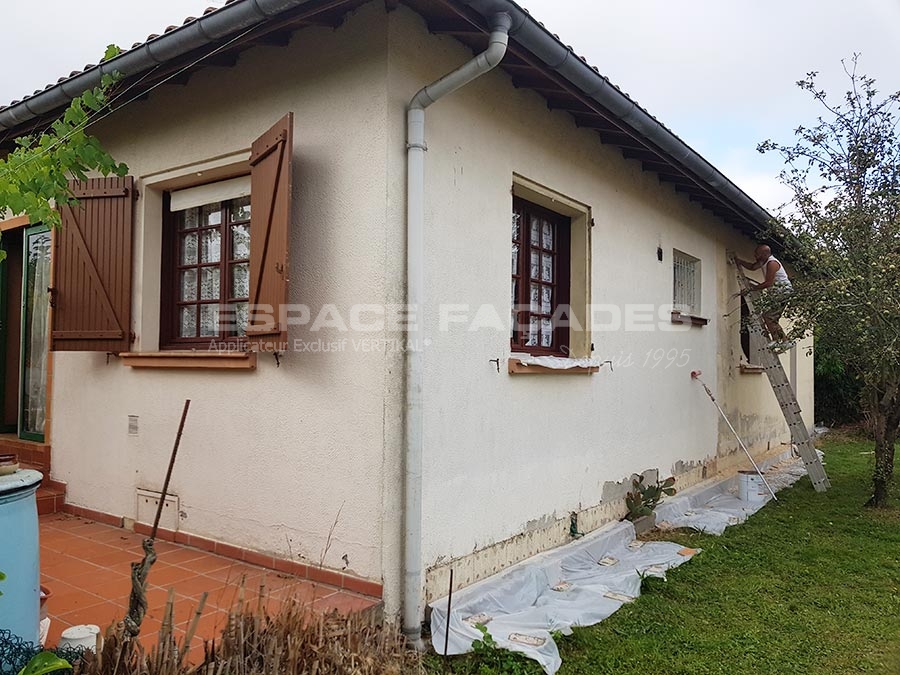ravalement de façade Colomiers avant