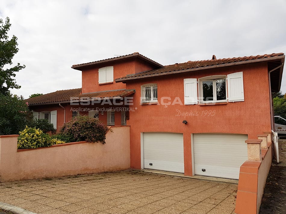 Rénovation de façade à Seih avant