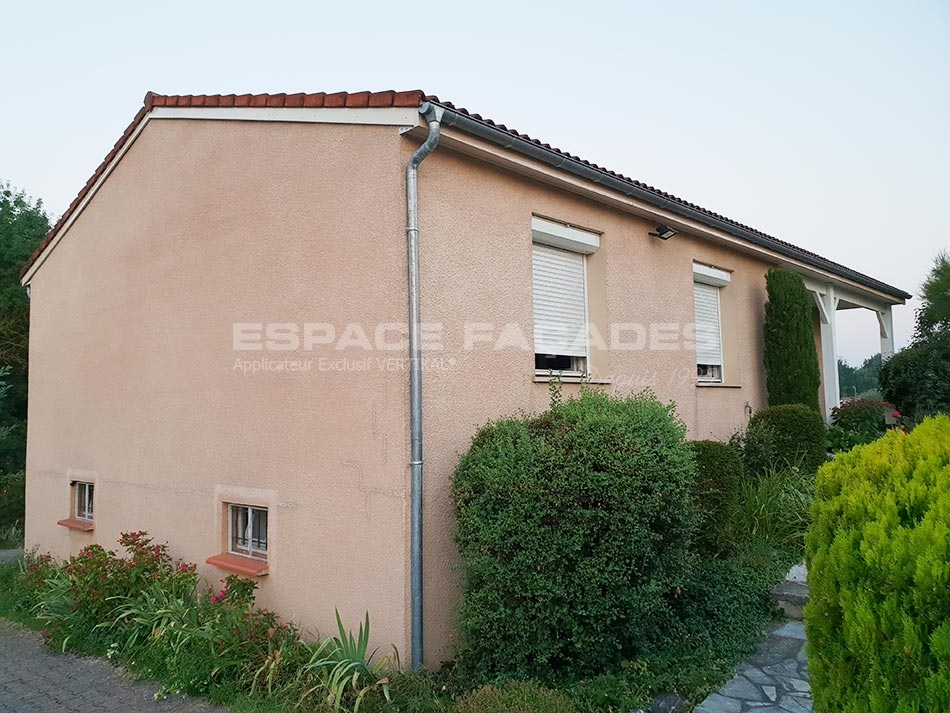 Ravalement de façade La Salvetat Saint Gilles Avant