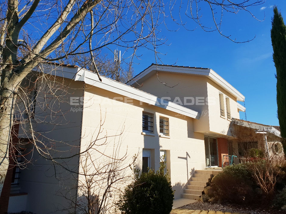Ravalement de façade à L'isle Jourdain