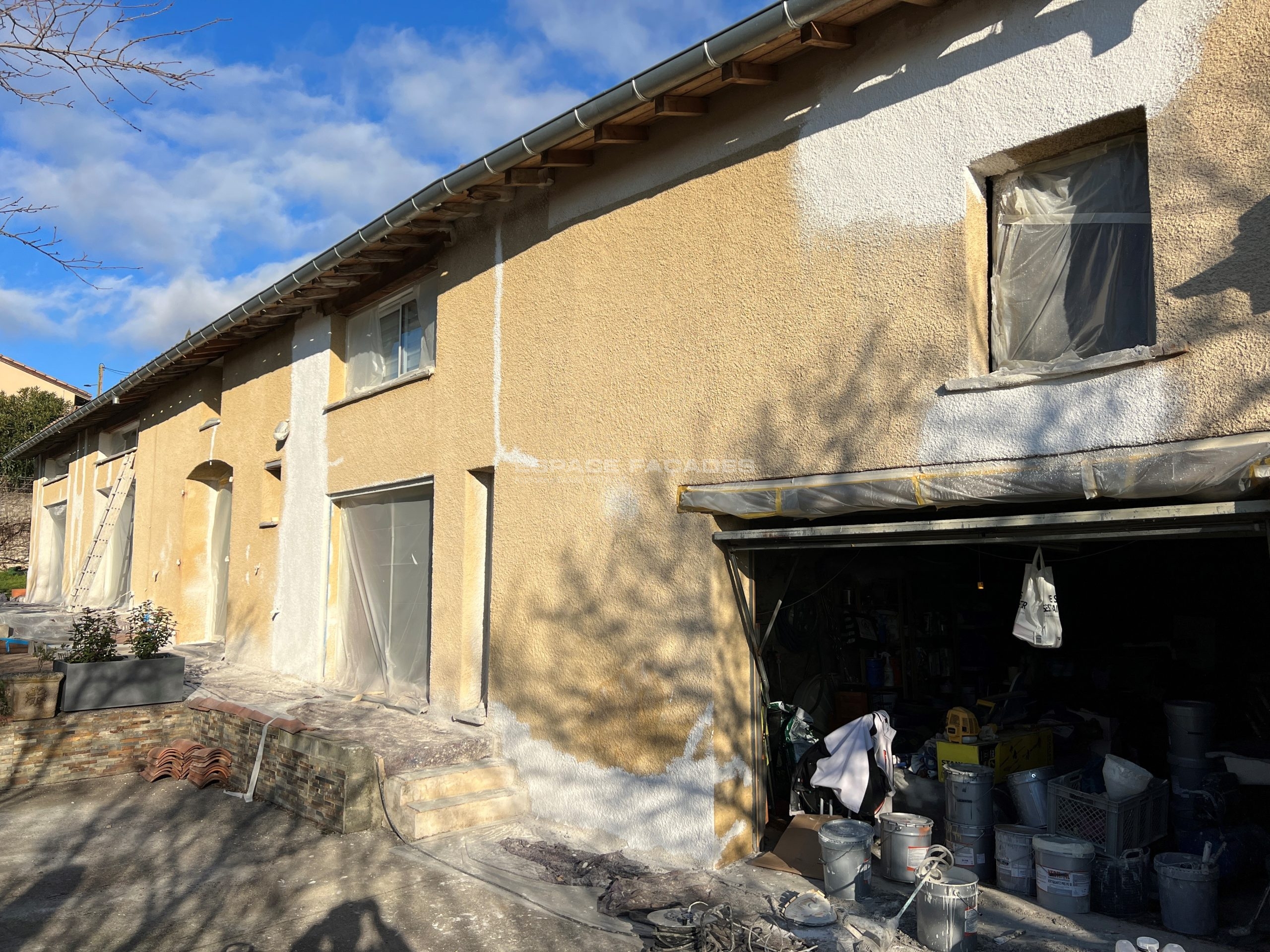 Ravalement de façade à Toulouse d'une maison à Toulouse, 31000, Haute-Garonne